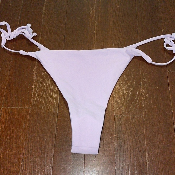 Women's SHEIN Triangle Tie Swimsuit Cheeky Bikini Bottoms Large - Picture 7 of 9